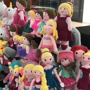 handmade knitted dolls