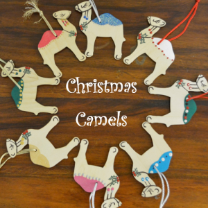 christmas camels